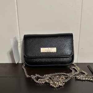 Kate Spade Black Crossbody Bag with Chain